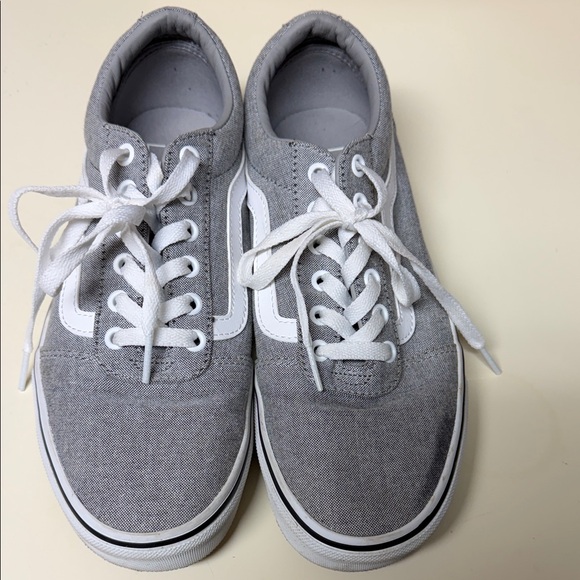 Vans Shoes - Vans Charcoal and White Casual Shoes